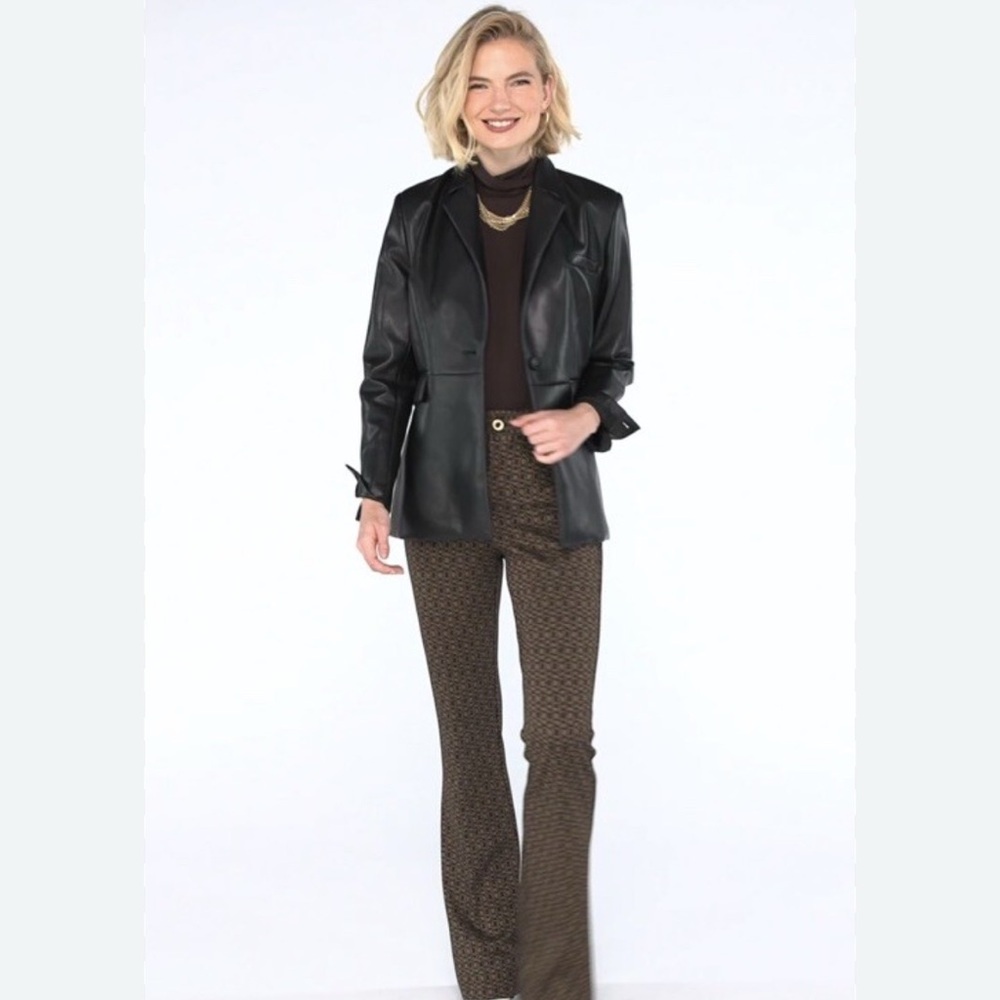 CAbi Black Leather Jacket